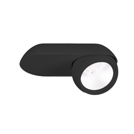 MAXlight Lampa sufitowa Zeus 10W (C0264) - elegancka czarna oświetlenie do nowoczesnych wnętrz.