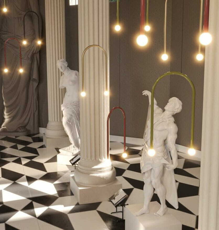 Lampa wisząca ENIGMA w kolorze zielonym (P0522) - MAXlight