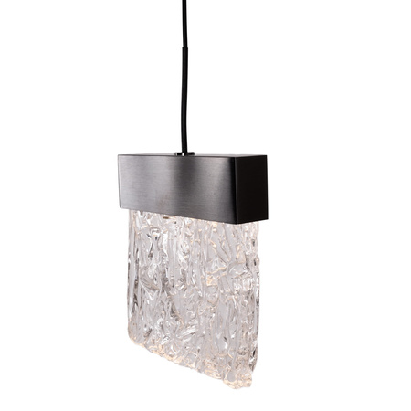 MAXlight VETRO Lampa Wisząca (P0574D) - Stylowy Akcent w Brushed Black