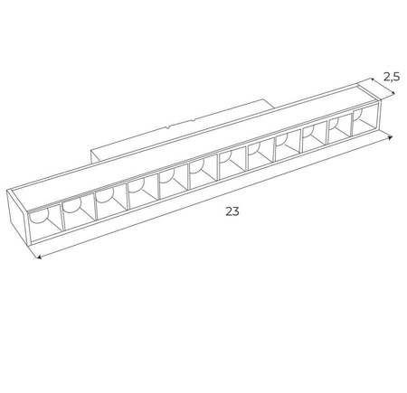 MAXlight Lampa Magnetyczna Liniowa Zigbee 12W 666LM (M0026Z) - Biała, 2700/5000K, Nowoczesne Oświetlenie.
