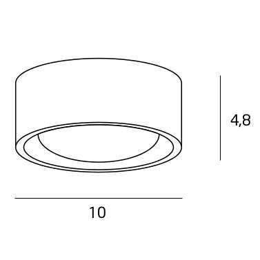 Plafon MAXlight KODAK (C0203) - nowoczesne oświetlenie do Twojego wnętrza!