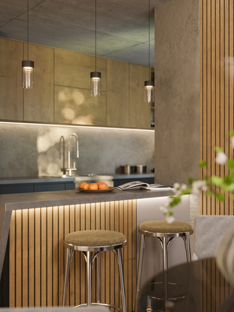 MAXLIGHT P0640 LAMPA WISZĄCA FUSION CZARNA