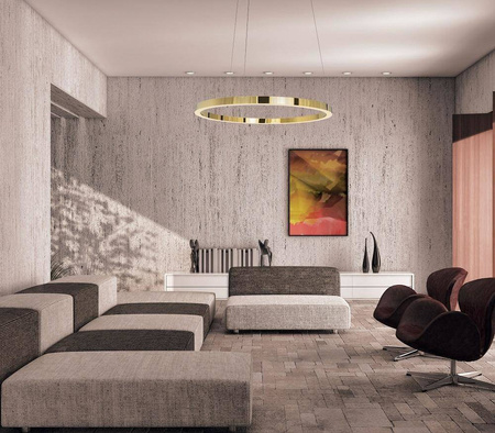 Lampa wisząca MAXlight LUXURY Ø 110 cm z ściemniaczem (P0370D) - nowoczesność i elegancja w Twoim wnętrzu!