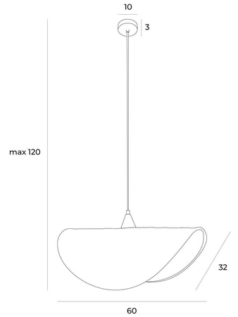 Lampa wisząca KOSHI I (P0498) - MAXlight - Elegancja i nowoczesność w Twoim wnętrzu!