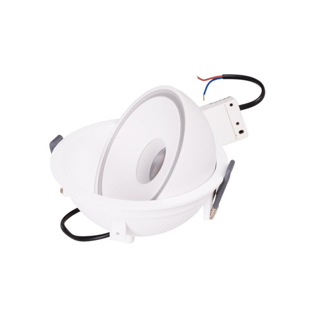 MAXlight H0139 Lampa wpustowa VECTOR 10W - Elegancja w białym wydaniu