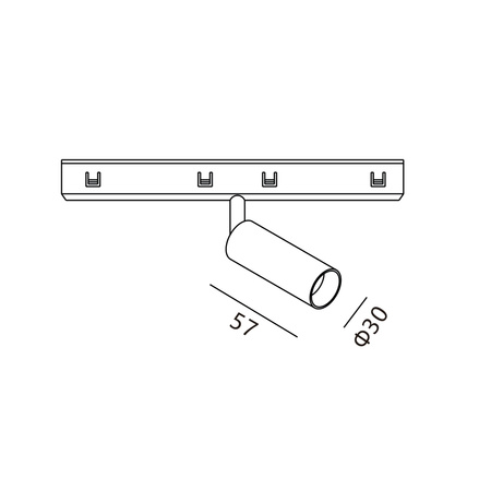MAXlight Reflektor MICRO11 5W (N0001Z) Czarny 2700-5000K z technologią Zigbee