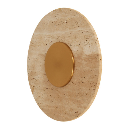 Ozdobny kinkiet z trawertynu MAXLIGHT W0417 KINKIET SUN 14W