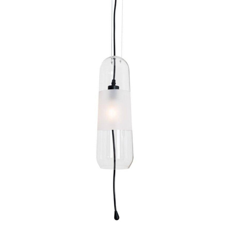 MAXlight (P0588) Lampa wisząca MAURI 1 - przezroczyste szkło, elegancja i nowoczesność w Twoim wnętrzu.