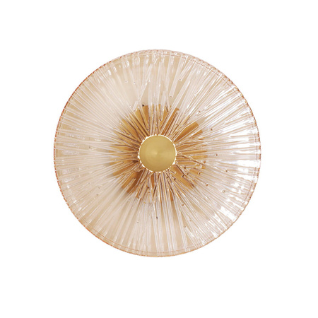 MAXlight (W0355) Kinkiet Paola 1L w kolorze Champagne z kloszem szklanym