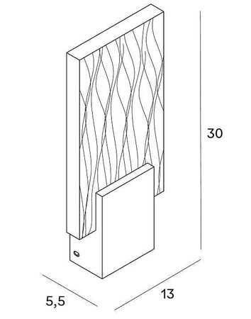 MAXlight Vetro Kinkiet Brushed Gold (W0360) – Elegancja i nowoczesność w każdym wnętrzu.