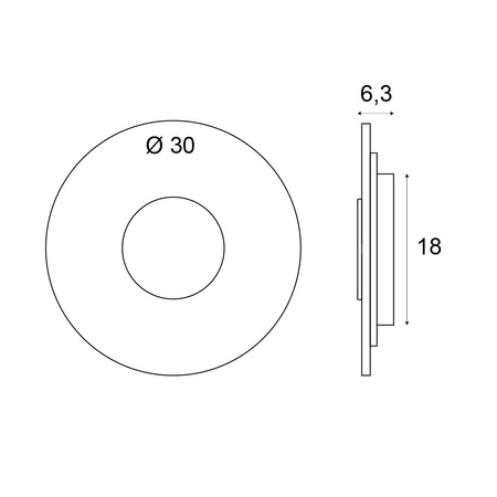 Ozdobny kinkiet z trawertynu MAXLIGHT W0417 KINKIET SUN 14W