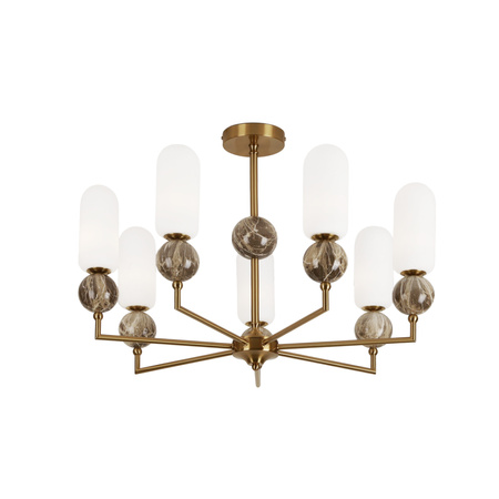 MAXLIGHT P0633 LAMPA WISZĄCA NOVA GOLD 7L