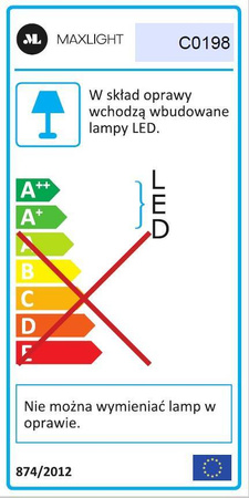 Plafon sufitowy VELVET (C0198) - Oświetlenie MAXlight w eleganckim stylu.