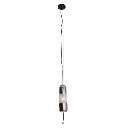 MAXlight (P0590) Lampa Wisząca Mauri 1 - Elegancka Szklana Designerska Łańcuszkowa Smoky Glass