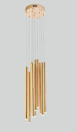 Lampa wisząca ORGANIC złota szczotkowana (P0524D) - MAXlight