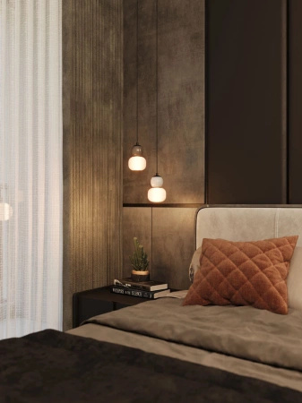 MAXLIGHT P0624 LAMPA WISZACA MODERN 5W, OPAL + LIGHT GREY