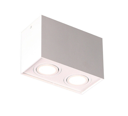 Plafon MAXlight Basic Square II w kolorze białym (C0088) – eleganckie oświetlenie do każdego wnętrza.