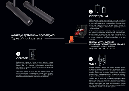 Łącznik T do szyn podtynkowych MAXlight (MT0016) – montaż sufitowy lub ścienny, do szyn MT0006, MT0007.
