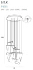 Lampa wisząca SILK ściemnialna (P0371D) - MAXlight Elegancja w każdym szczególe