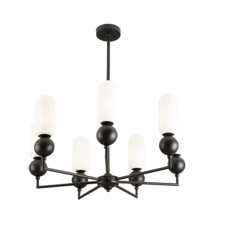 MAXLIGHT P0632 LAMPA WISZĄCA NOVA BLACK 7L